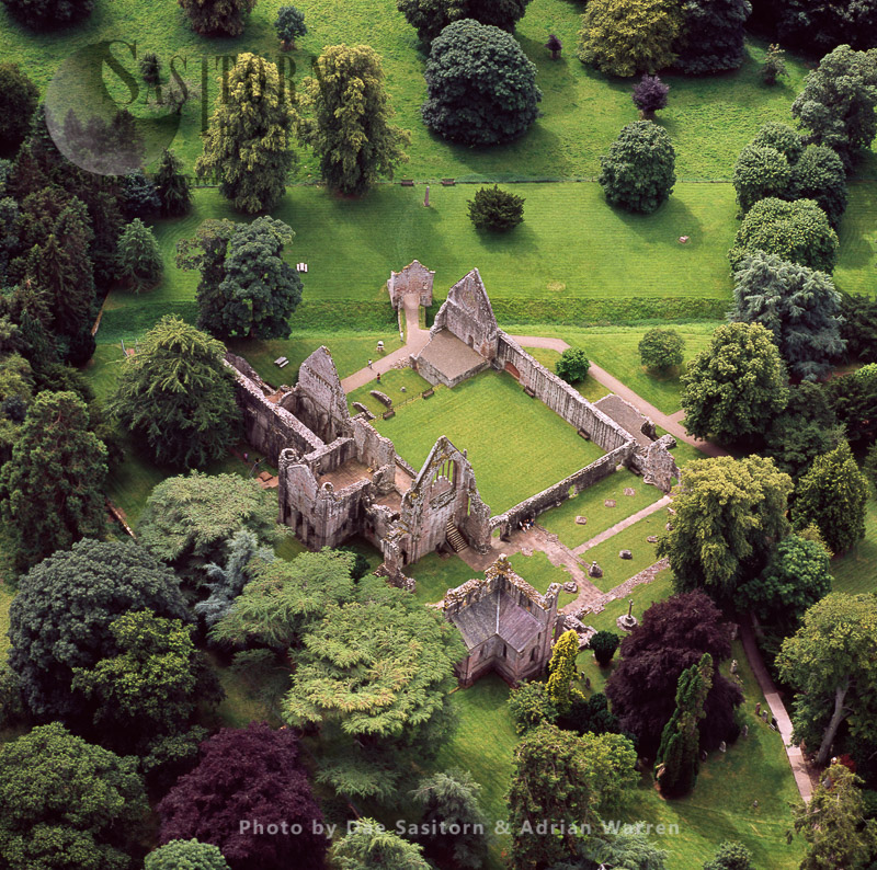Dryburgh Abbey, on the banks of the River Tweed, Scotland