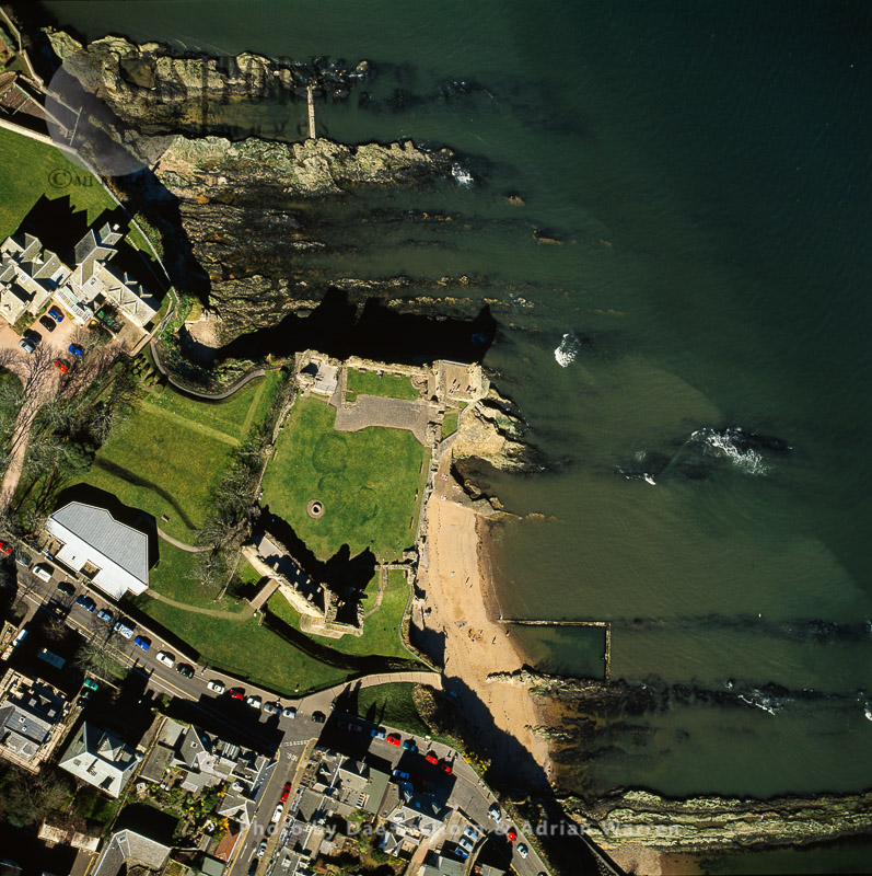 St Andrews Cathedral and former royal burgh on the east coast of Fife