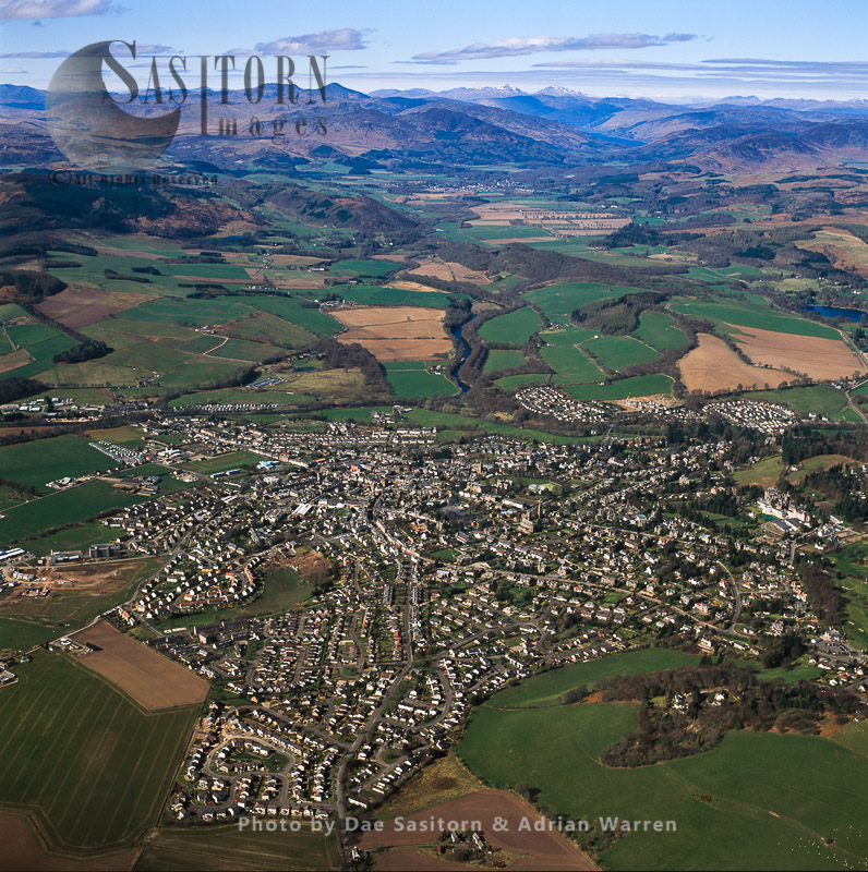 Crieff, a Scottish market town in Perth and Kinross, Scotland