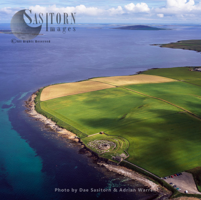 Broch of Gurness, an Iron Age 'broch village' on the northwest coast of Mainland Orkney