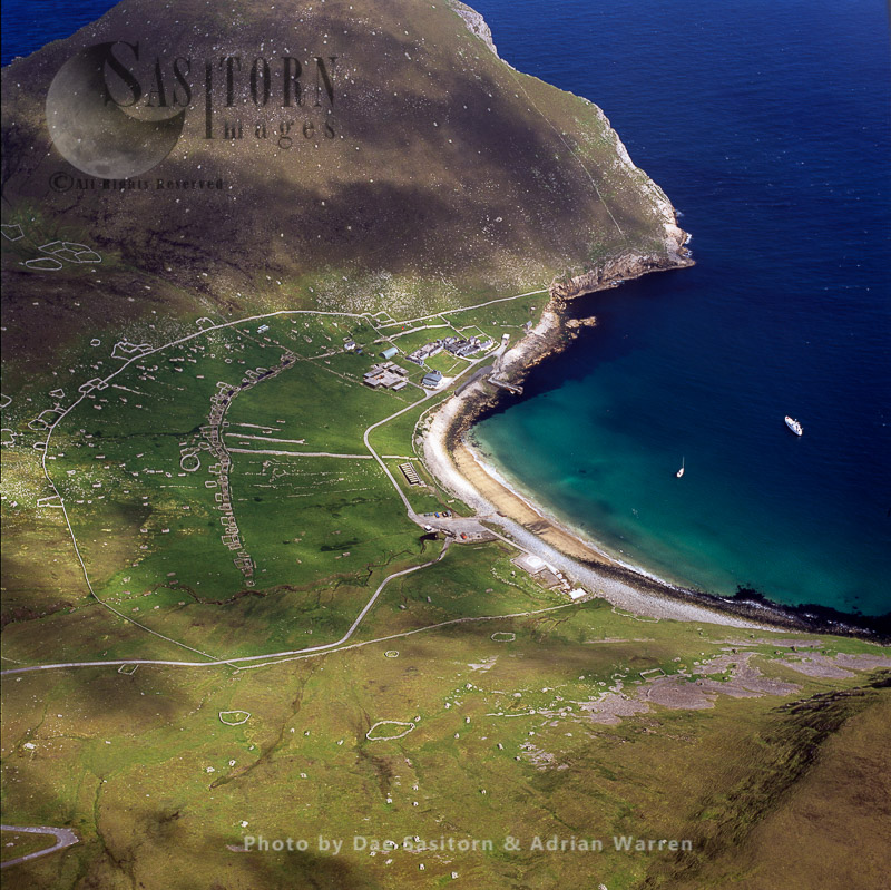 Village Bay, Hirta, St Kilda, west-northwest of North Uist, Outer Hebrides, West Coast Scotland