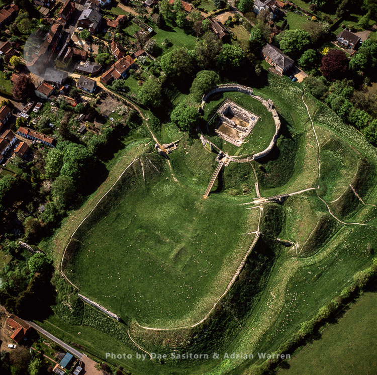 Castle Acre Castle, motte-and-bailey norman castle,  Castle Acre, Norfolk