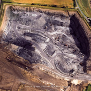 Opencast Coalmine at Stobswood, near Morpeth, Northumberland