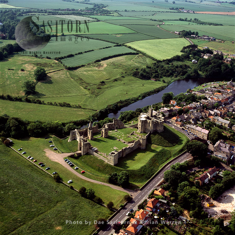 Warkworth Castle, River Coquet, Northumberland