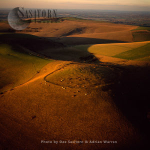 Iron Age Hill fort on Mount Caburn, East Sussex
