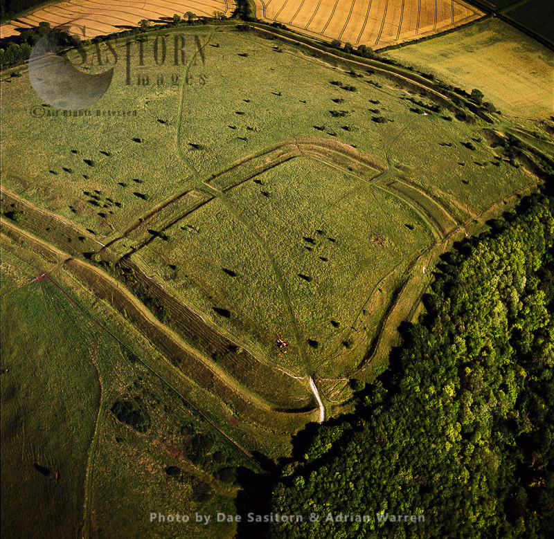 Hod Hill, Iron age hill fort and Roman camp, Dorset