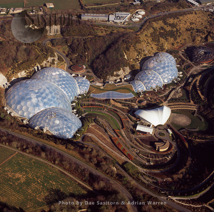 Eden Project (built in a China Clay pit, Cornwall