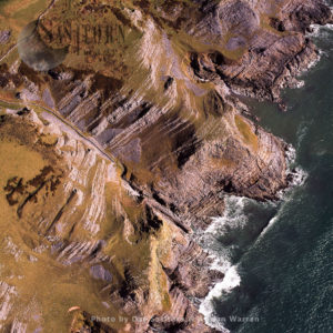 Cliffs at fall Bay, south of Middleton, Gower, South Wales