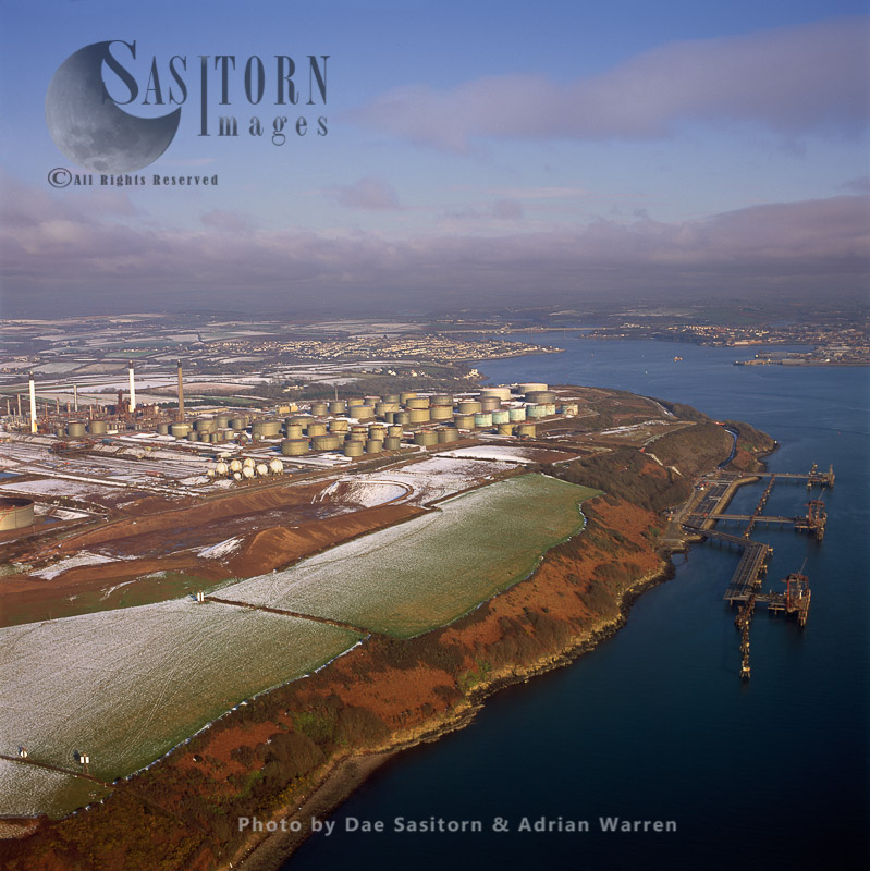 Oil Refinery, Milford Haven, Pembrokeshire, South Wales