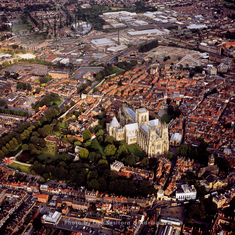 York Minster and the city, Yorkshire