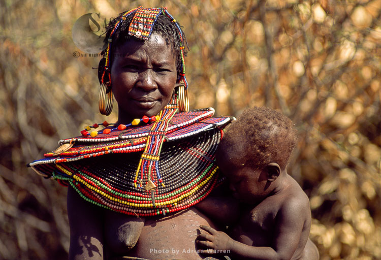 POKOT people, Northern Kenya, 1990, Africa