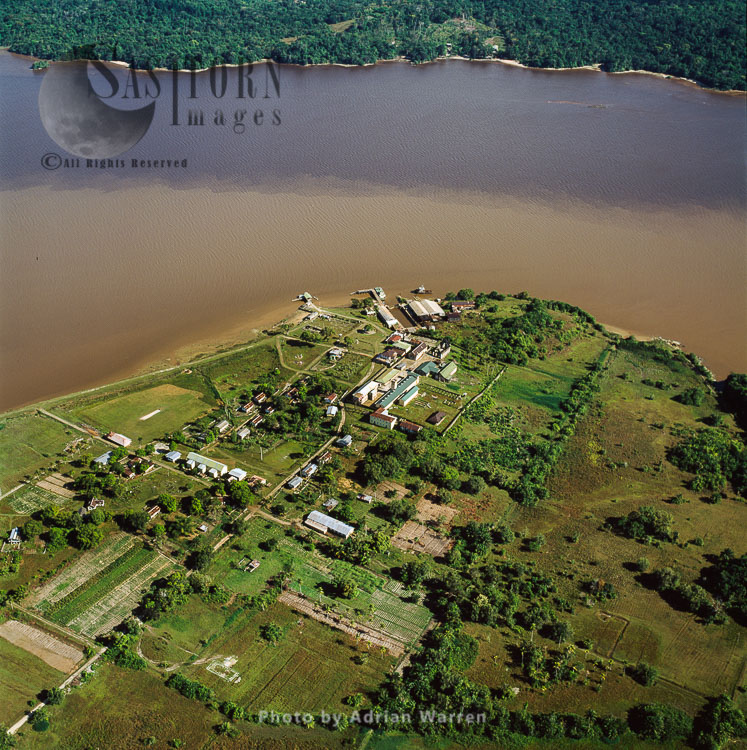 Penal Settlementtica, on the bank of the Essequibo River, Guyana, South America