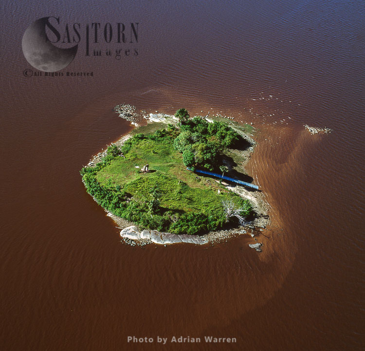 Fort Kyk-Over-Al,  ruins of a Dutch Fort, on an island located at the confluences of the Essequibo, Cuyuni and Mazaruni Rivers, Guyana