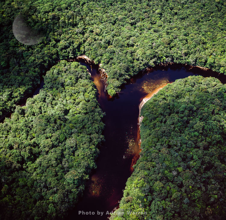 Confluence of Paikwa River with Kako River, Upper Mazaruni District, Guyana