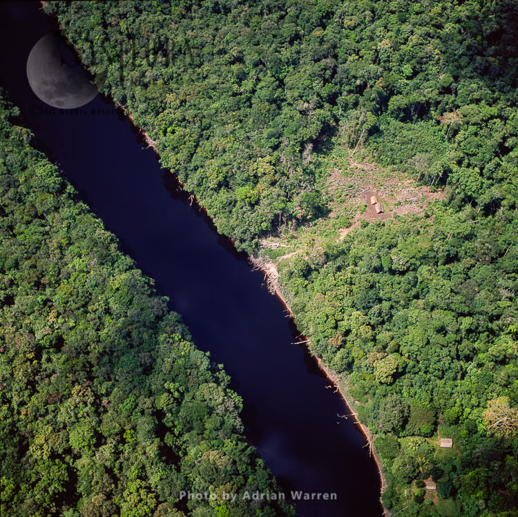Amerindian Settlement, Kako River, Upper Mazaruni District, Guyana