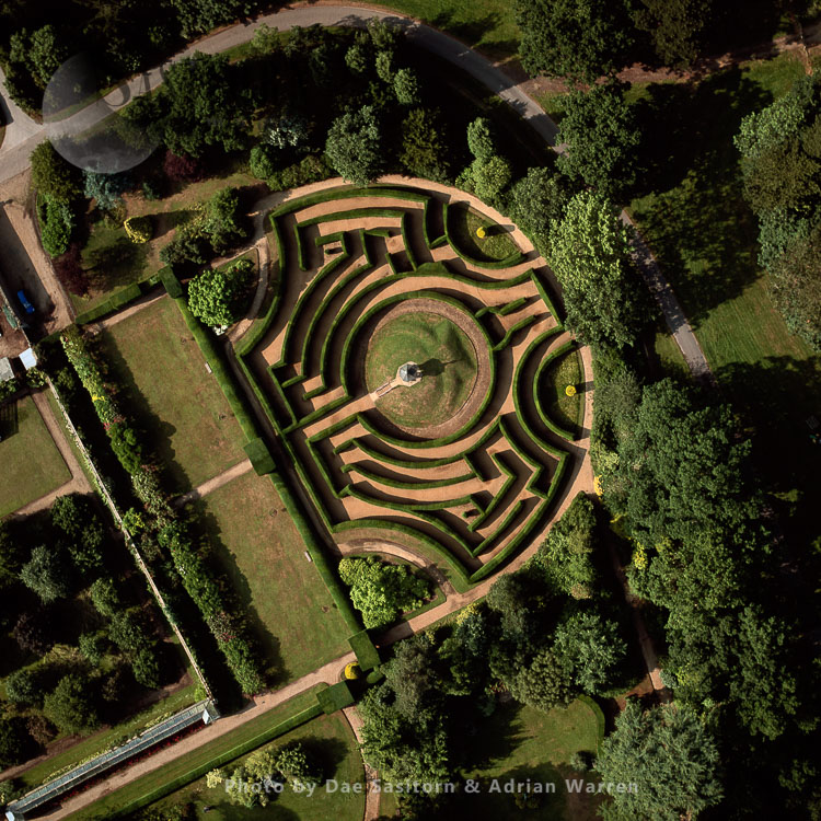 Maze at Somerleyton Hall, Suffolk