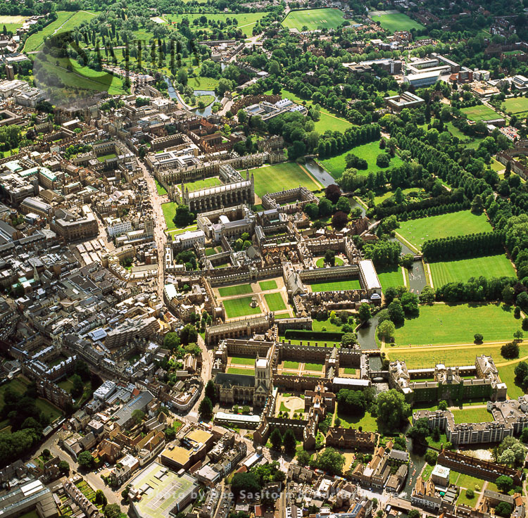 Cambridge, home to the prestigious University of Cambridge, and the River Cam, Cambridgeshire