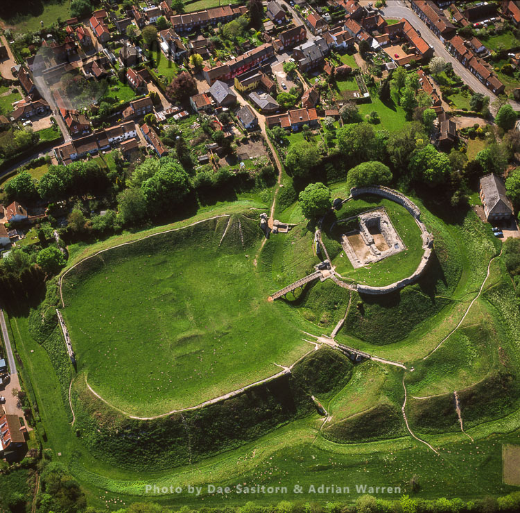 Castle Acre Castle, motte-and-bailey norman castle, Castle Acre, Norfolk