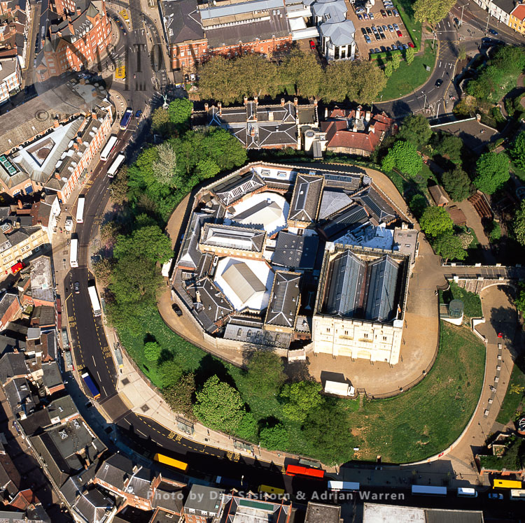 Norwich Castle, medieval royal fortification in the city of Norwich, Norfolk