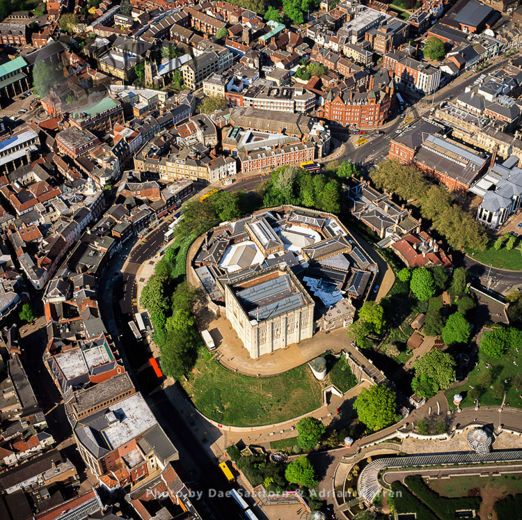 Norwich Castle, medieval royal fortification in the city of Norwich, Norfolk