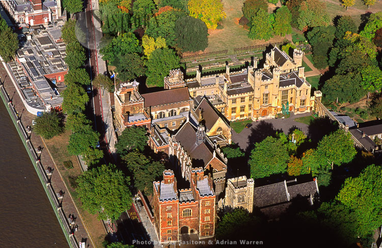 Lambeth Palace, official residence of the Archbishop of Canterbury, London