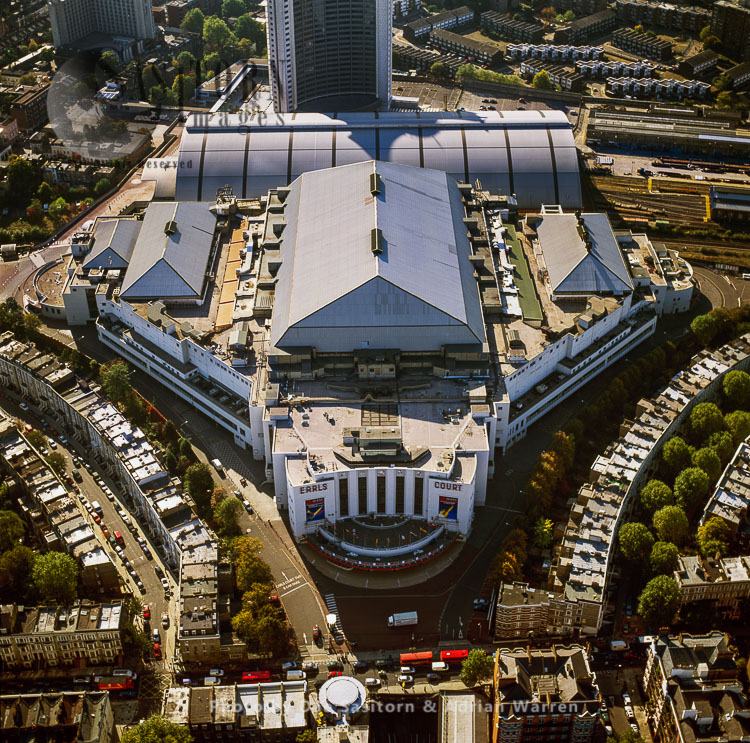 Earls Court Exhibition Centre, London ( defunct exhibition and concert venue, demolished 2017)