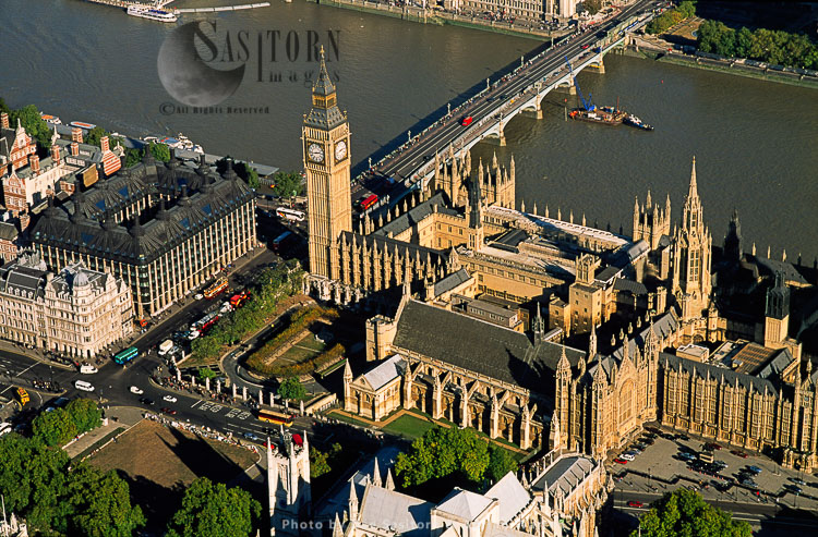 Big Ben, Houses of Parliament, Westminster Bridge, London