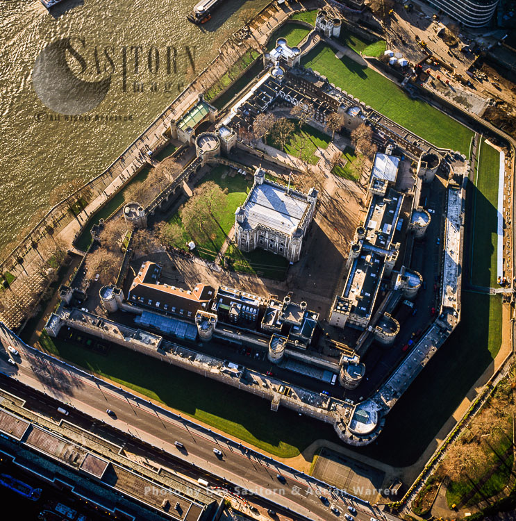 Tower of London, a historic castle on the north bank of River Thames, Central London, England