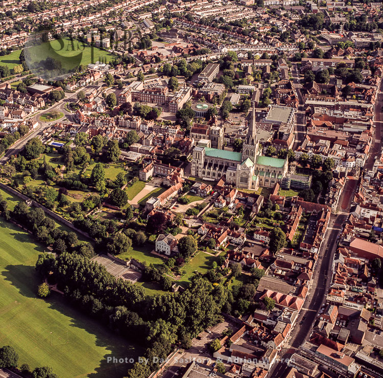 Chichester Cathedral and its city, West Sussex