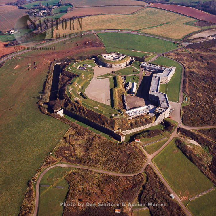 Tregantle Fort, one of several forts surrounding Plymouth, built to defend Plymouth Sound from the French