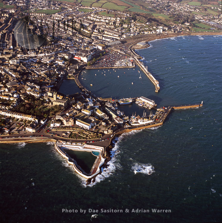 Penzance, a town and harbour in Cornwall