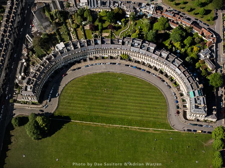 The Royal Crescent, City of Bath, Somerset, England