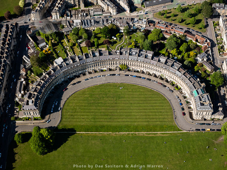 The Royal Crescent, City of Bath, Somerset, England