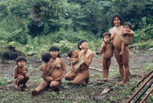 Waorani Indians: Until children reach 2 years of age, they are never away from parental contact, Gabado, 1975, Ecuador