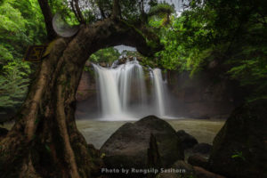 Haew Suwat Waterfall, Khao Yai National Park, Nakhon Ratchasima, Thailand.
