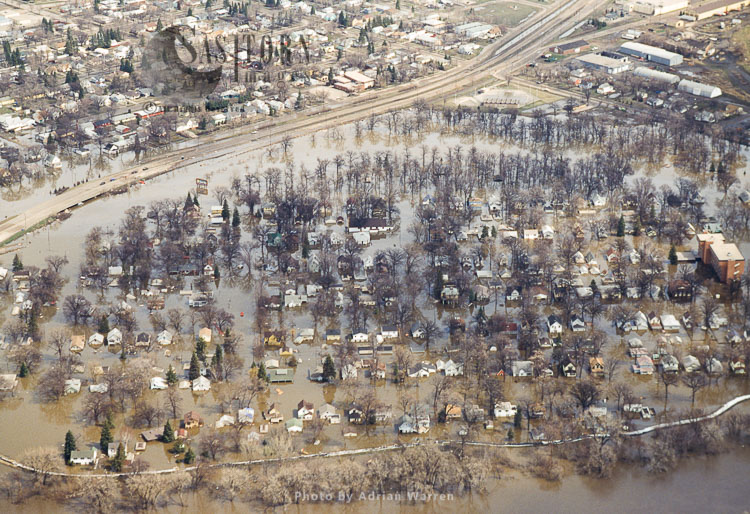 Floods at Grand Forks 2006, North Dakota, USA