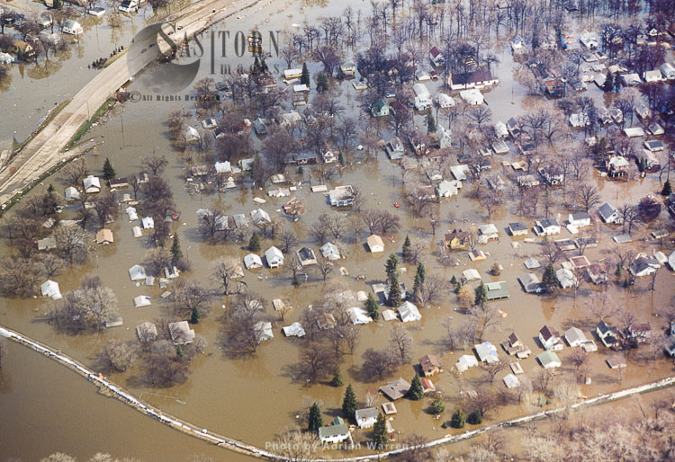 Floods at Grand Forks 2006, North Dakota, USA