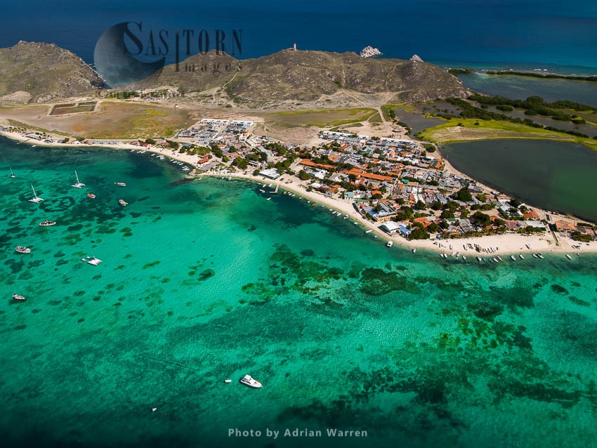 Gran Roque, the main island of Los Roques archipelago, Caribbean Sea, Venezuela