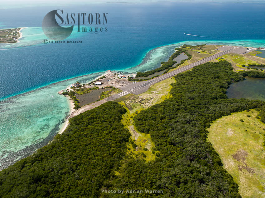 The eastern end of Gran Roque, the main island of Los Roques archipelago, Caribbean Sea, Venezuela