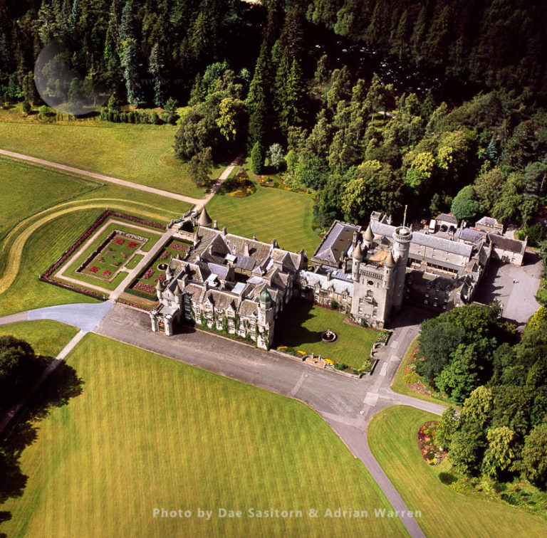 Balmoral Castle, Aberdeenshire, Scotland known as Royal Deeside, Highlands, Scotland