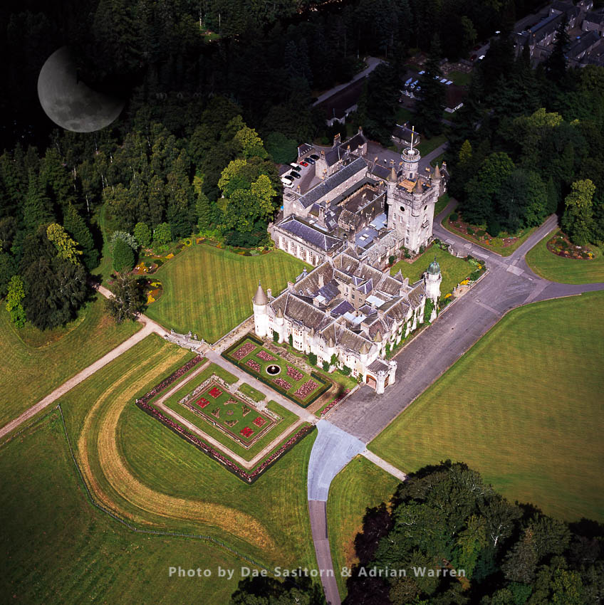 Balmoral Castle, Aberdeenshire, Scotland known as Royal Deeside, Highlands, Scotland