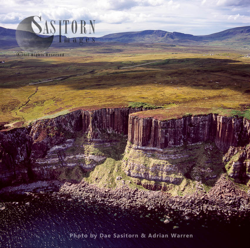Basalt Cliffs - Isle of Skye, Inner Hebrides, West Coast Scotland