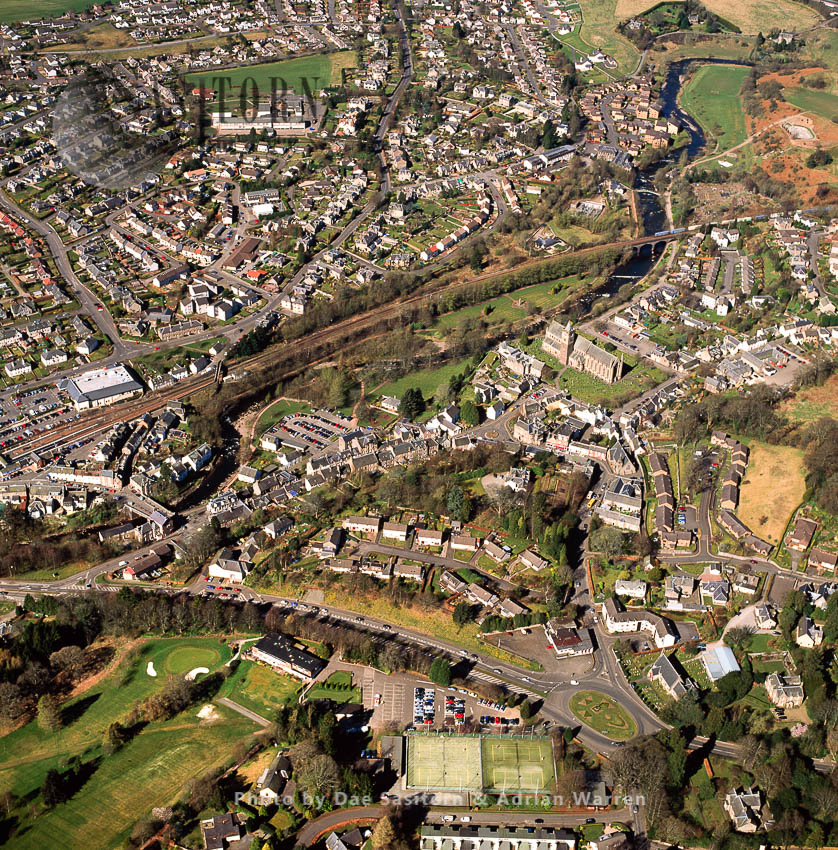 Dunblane, a town in the council area of Stirling, entral Scotland