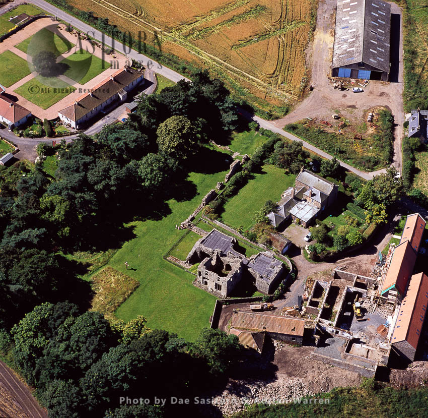 Balmerino Abbey, or St Edward's Abbey, in Balmerino, Fife, Lowlands, Scotland