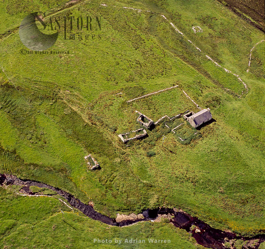 Abandoned farmstead, Orkney Islands, Scotland