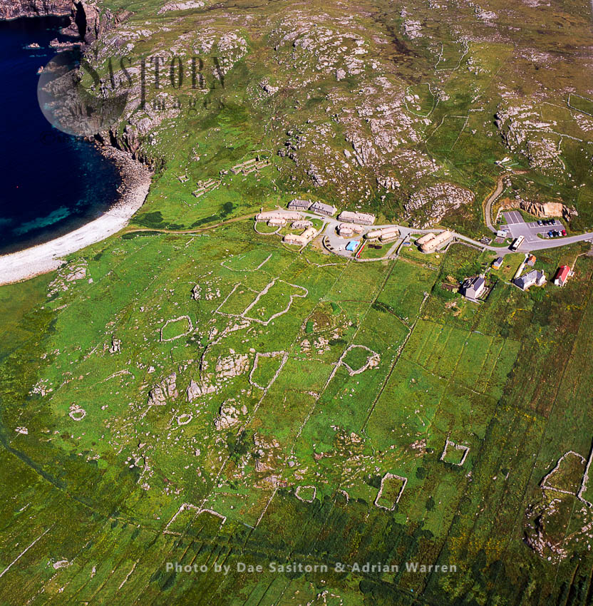 Gearrannan Blackhouse Village, West Side of the Isle of Lewis, Outer Hebrides, West Coast Scotland