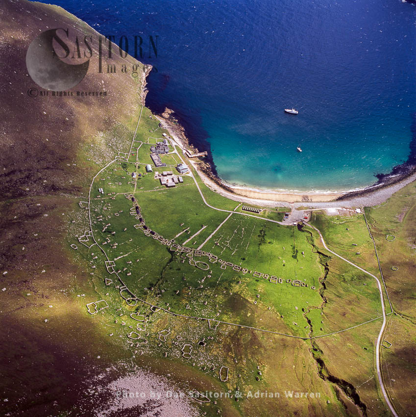 Village Bay, Hirta, St Kilda, west-northwest of North Uist, Outer Hebrides, West Coast Scotland