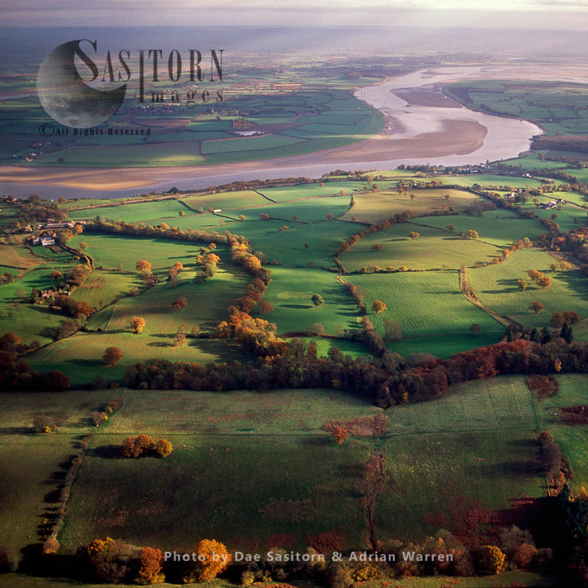 Forest of Dean with the river Severn, Gloucestershire