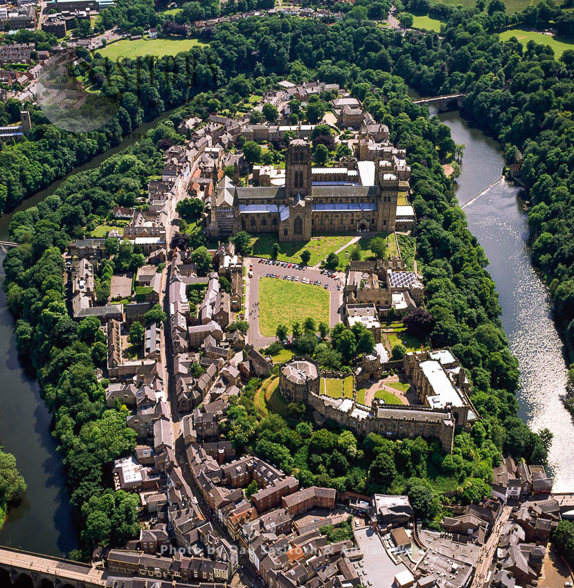 Durham with its CaStle and Cathedral,  lies on River Wear, North East England