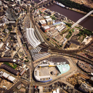Times Square, Life Science Centre and Newcastle train statiion, Newcastle-upon-Tyne